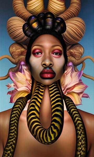 Medusa Fear of the Black Woman by LoveLight Rivers