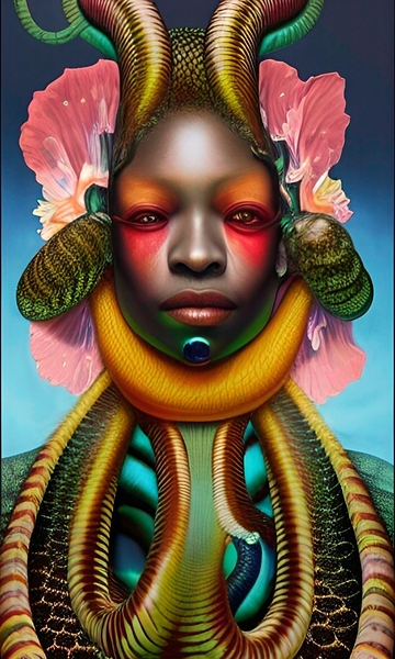 Medusa Fear of the Black Woman by LoveLight Rivers