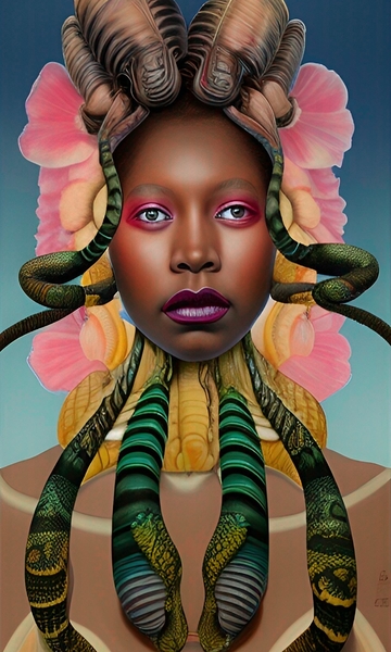 Medusa Fear of The Black Woman by LoveLight Rivers
