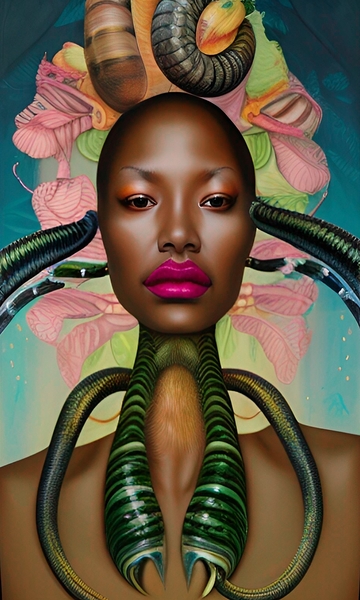 Medusa Fear Of the Black Woman by LoveLight Rivers