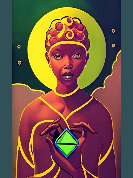 THE BLACK WOMB MAN EARTH AURUA 4 Print