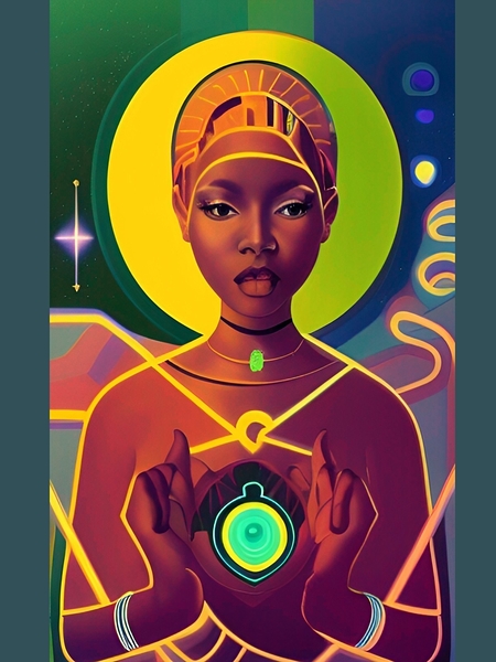 THE BLACK WOMB MAN EARTH AURUA 2 by LoveLight Rivers