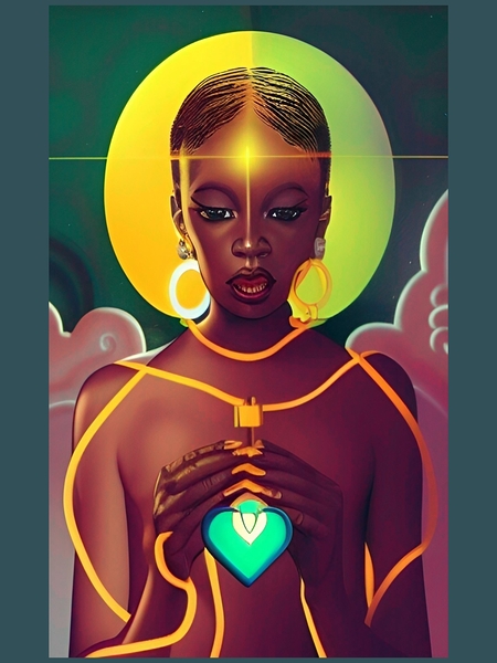THE BLACK WOMB MAN EARTH AURUA 3 by LoveLight Rivers