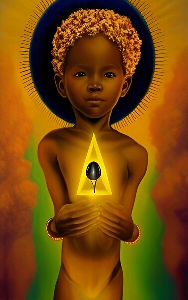 Indigo Kid Fire Within 12 Print