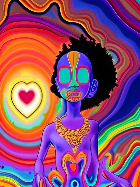 PsychodelicIndigoKid  1 Print