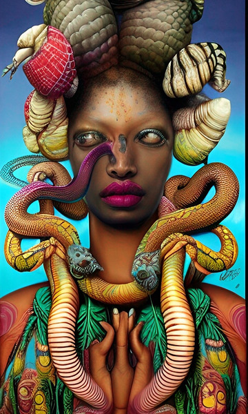 MEDUSA FEAR OF THE BLACK WOMAN 1 by LoveLight Rivers