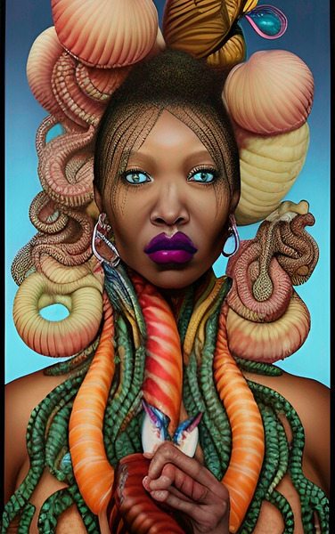 MEDUSA FEAR OF THE BLACK WOMAN 5 Print