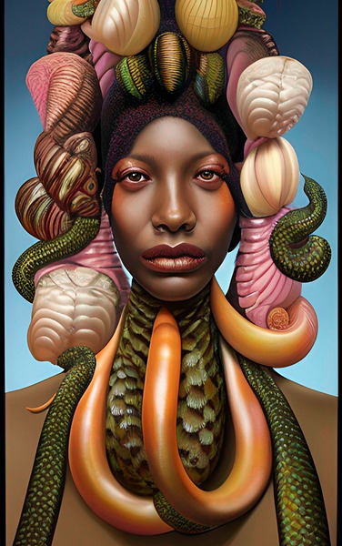 MEDUSA FEAR OF THE BLACK WOMAN 2 by LoveLight Rivers