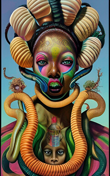 MEDUSA FEAR OF THE BLACK WOMAN 1 by LoveLight Rivers