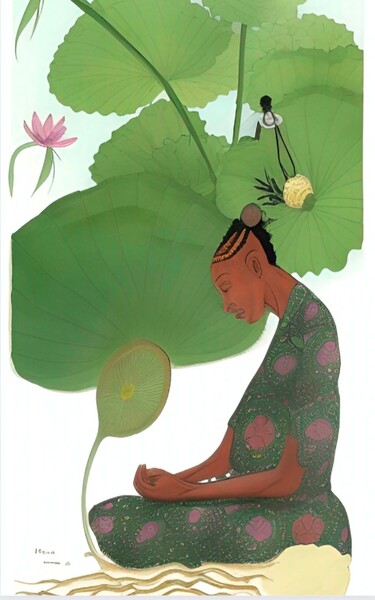 Prayer Leaf 3 Print