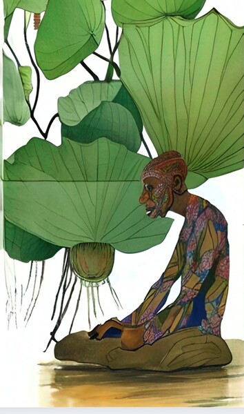 Prayer Leaf 4 Print