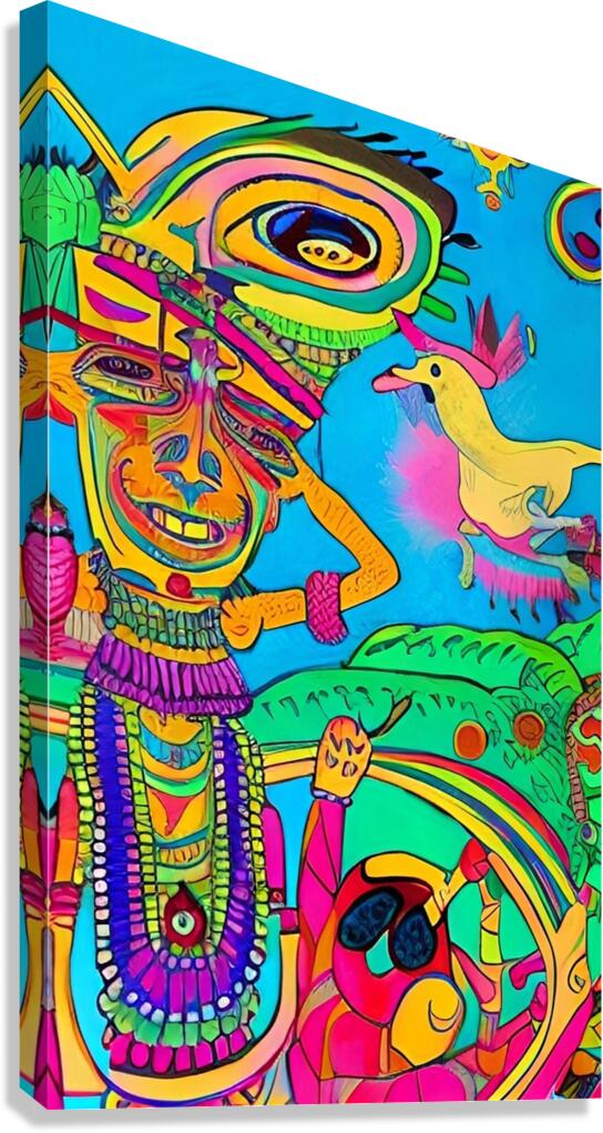 Shamatic Sacred Herbs and  Plant Medicine: Fuck The Pharmacy 7 Canvas Print