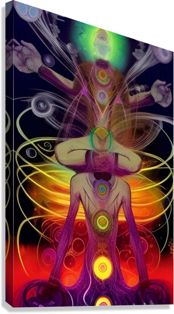 Kundalini Chakra 3 Canvas Print