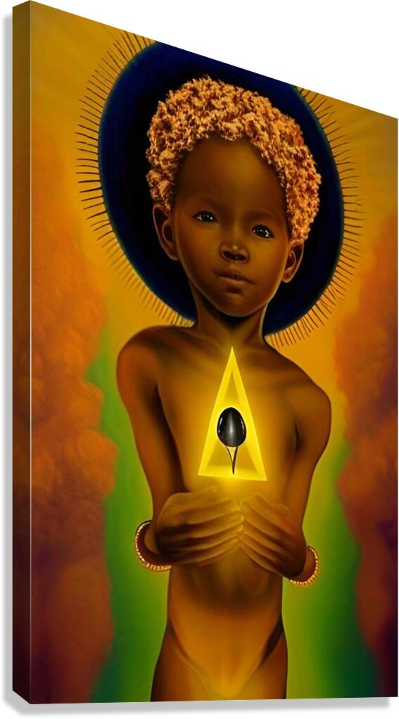Indigo Kid Fire Within 12 Canvas Print
