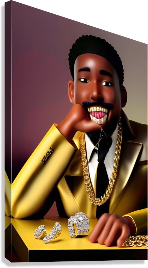 Black Entreprenuer 1 Canvas Print