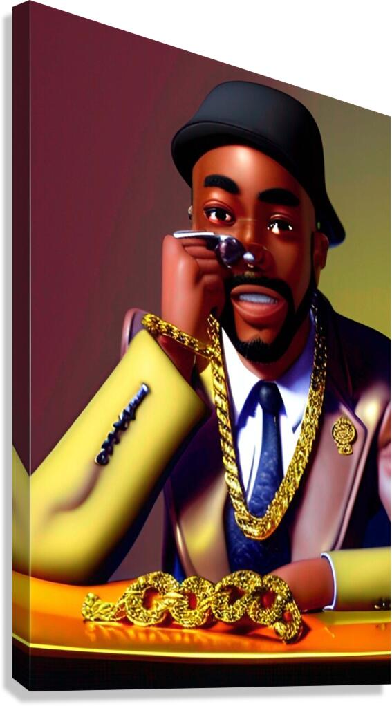 Black Entreprenuer 5 Canvas Print