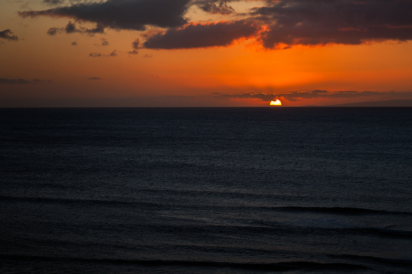 Maui Sunset by JOHN WALLACE