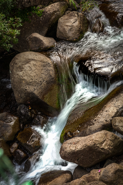 Water Fall  by JOHN WALLACE