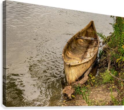The Canoe Canvas Print