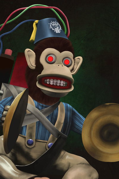 Monkey Bomb Print