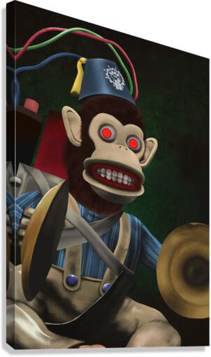Monkey Bomb Canvas Print