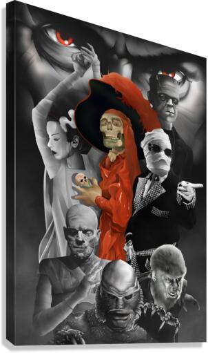 Universal Monsters Canvas Print