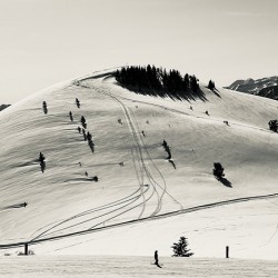 Sepia Skiers 