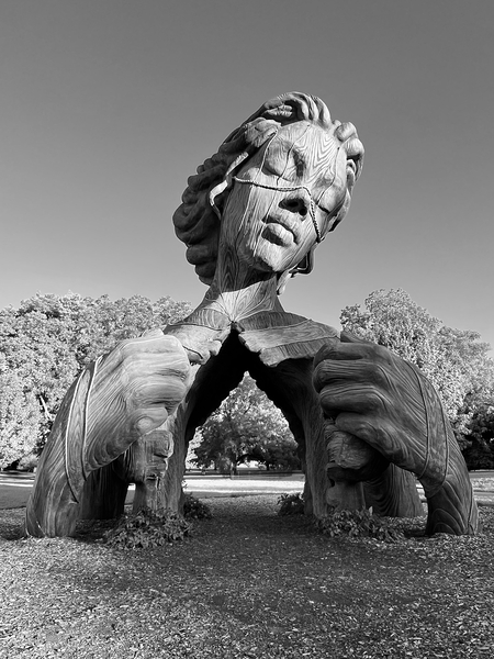 Hallow 3 B&W by Angelia M Baxter