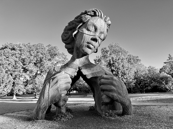 Hallow B&W by Angelia M Baxter