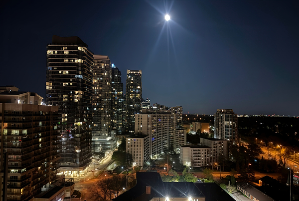 City Moonscape Print