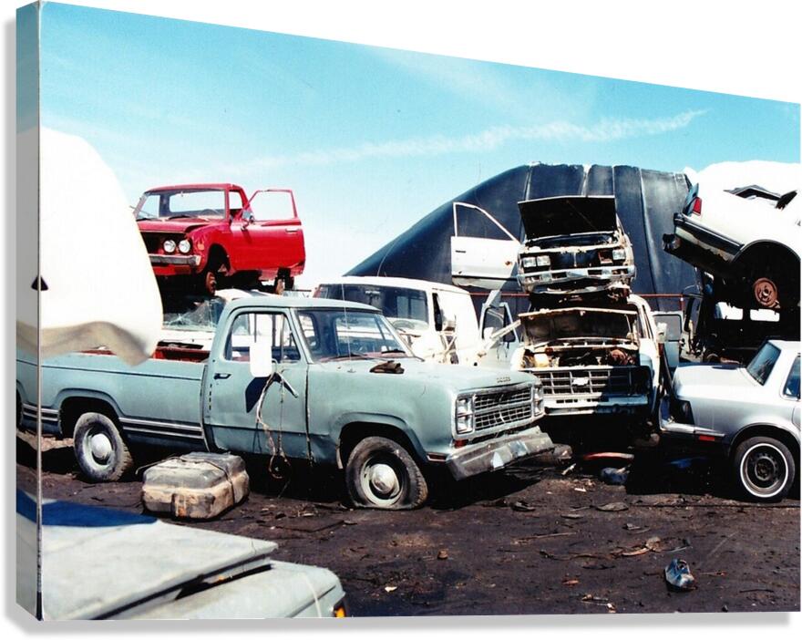 Junkyard 02 Canvas Print
