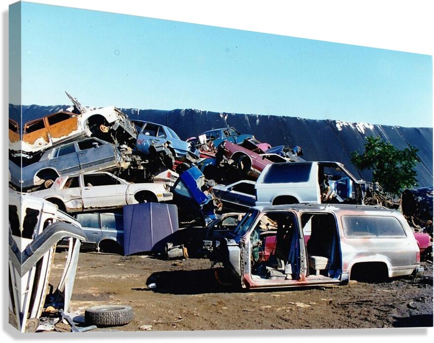 Junkyard 01 Canvas Print