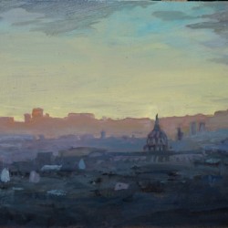 Twilight Over the Paris