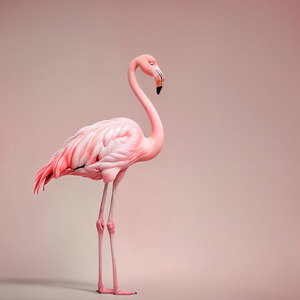 Pink Elegance Flamingo