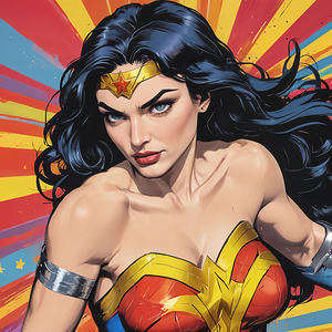 Wonder Woman Pop Art II 