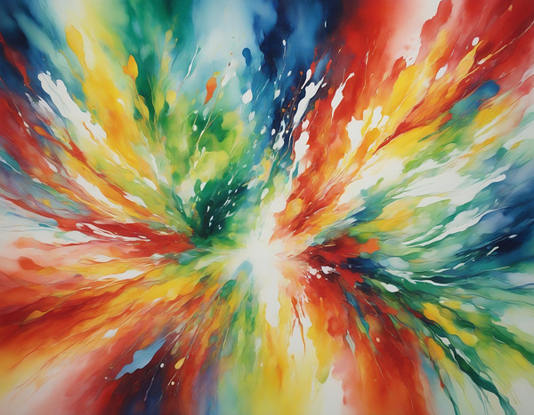 Enigmatic Flow Print