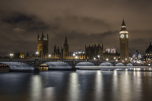 Gothic Spires at Night