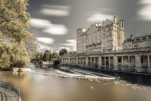 River and Buildings in Harmony