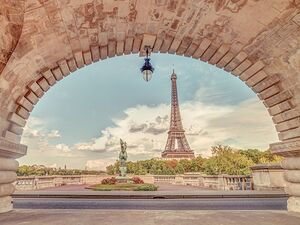Eiffel Tower from Bir Hakeim Bridge