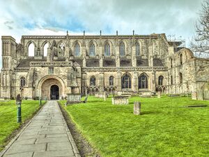 Historic Malmesbury Abbey in the Cotswolds Wiltshire UK