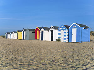 Beach huts