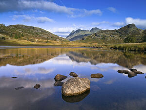 Mountains reflections