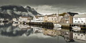 Fishing village, Lofoten, Norway