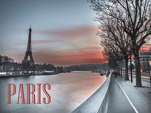 Dusk in Paris 
