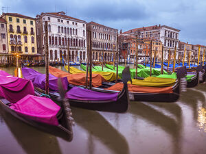Multicolored Gondolas