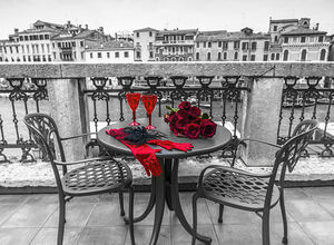 Romantic Cafe Table