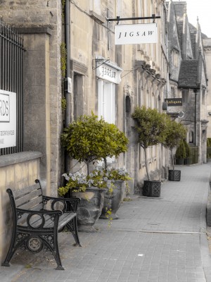 Old buildings in Tetbury town, Cotswolds