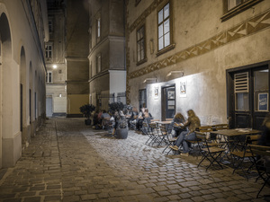 Street cafe in Vienna