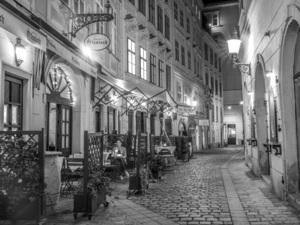 Street cafe in Vienna