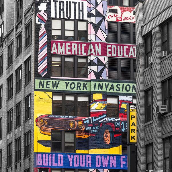 Advertisements on Buildings by Assaf Frank